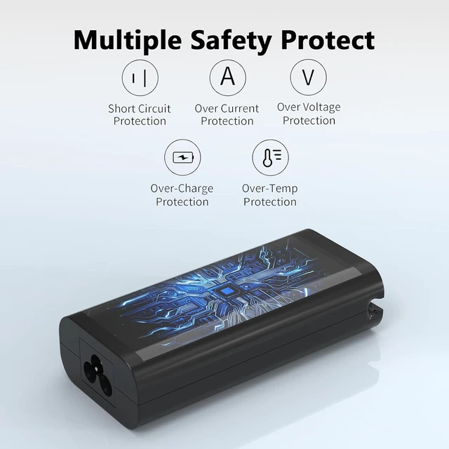 Alt view image 3 of 7 - 65W USB C Pro Laptop Charger Compatible with Pro 13 14 16 Plus