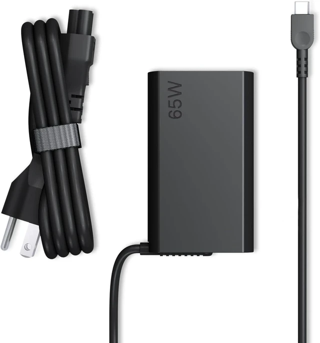 Main image of 2026 New Slim 65W USB C Laptop Charger Compatible with Thinkpad/Yoga 7i 9i L13 /Chromebook/ThinkBook 14 16 Type C Power Adapter