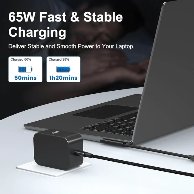 Alt view image 4 of 7 - New 65W Surface Pro ChargerMicrosoft Surface Charge Compatible with Surface Pro 12/11/10/9/8/7+/7/6/5/4/X Power Adapter Microsoft Surface Book 1 2 3 Both Microsoft Surface Laptop/Tablet