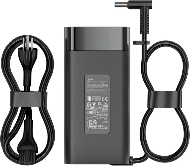 Main image of 150W Laptop Charger for ZBook OMEN Victus Pavilion Blue Tip Power Supply