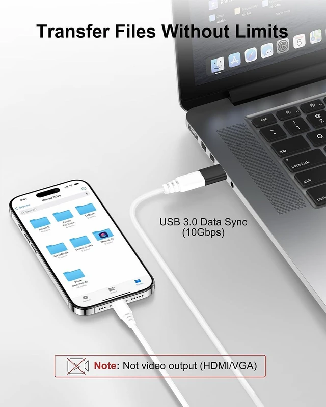 Alt view image 5 of 7 - USB to USB C Adapter & USB C to USB 3.0 OTG Adapter Combo 4-Pack 10Gbps