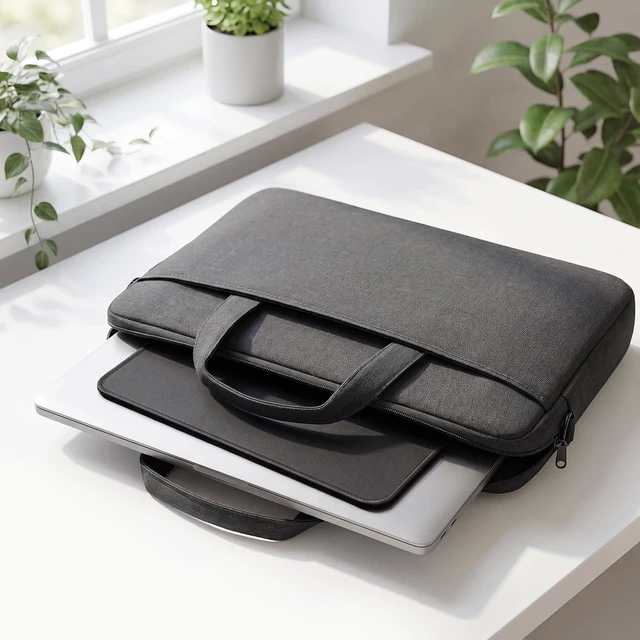 Alt view image 7 of 7 - 3 Pack Mouse Pad Stitched Edges and Non-Slip Rubber Base Black
