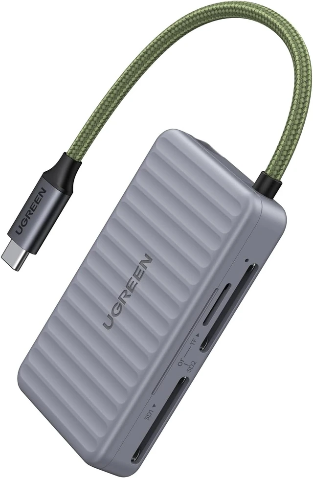 Alt view image 7 of 7 - USB C SD Card Reader with SD Card Holder