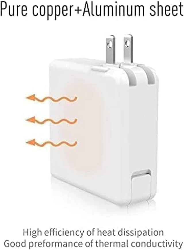Alt view image 5 of 7 - Universal Charger 60W L-Tip Laptop Charger Compatible with Mac Book Pro Before Mid 2012 Magnetic Powerful Connect Original Quality