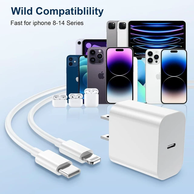Alt view image 2 of 7 - iPhone Charger Fast Charger USB C Charger 4 Pack 6FT Lightning Cable