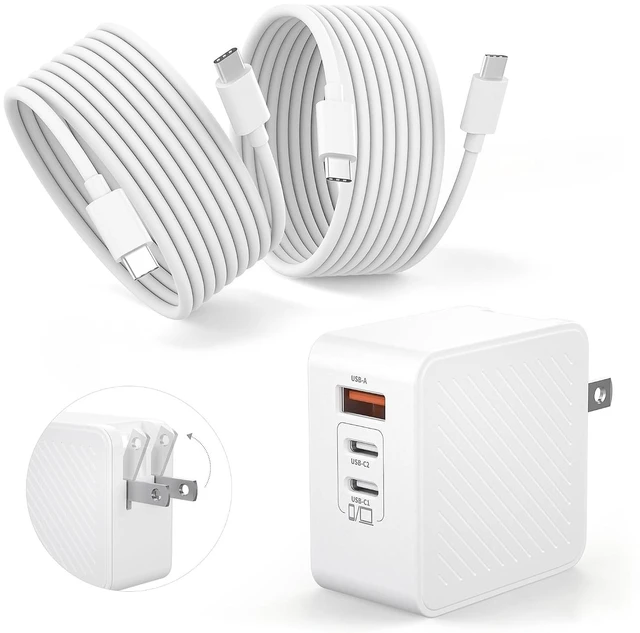 Main image of 65W Foldable MacBook Charger Fast Charging Block &10FT MacBook Charger Cord