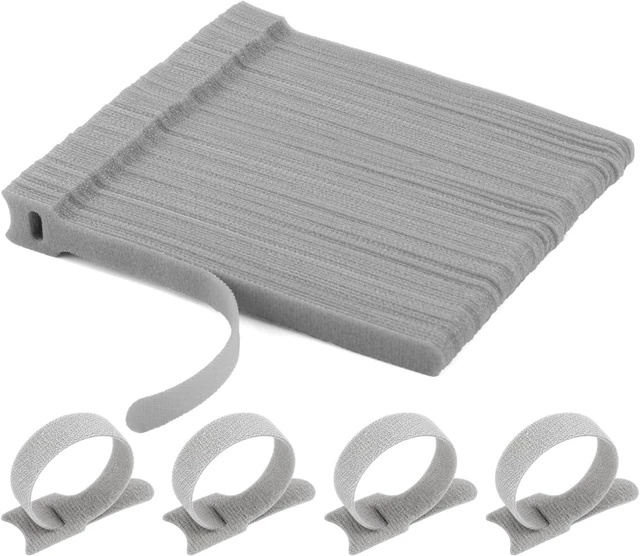 Main image of 120 PCS 6 Inch Reusable Cable Ties Cable Management