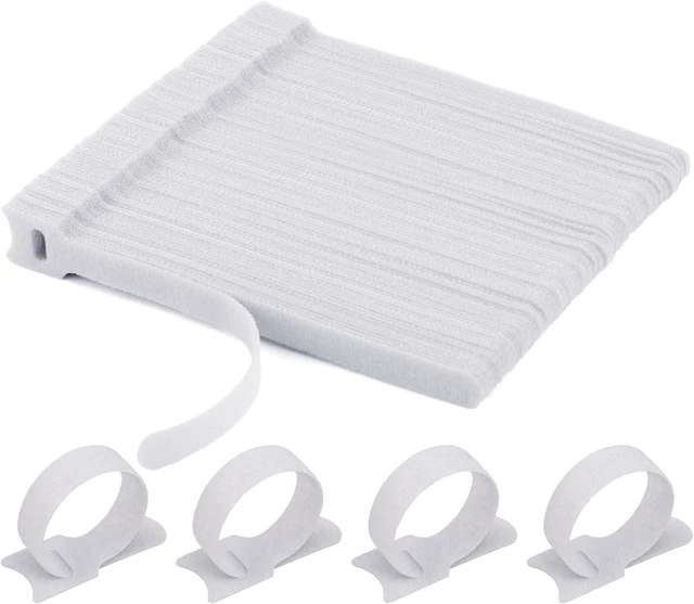 Main image of 120 PCS 6 Inch Reusable Cable Ties Cable Management