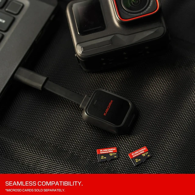 Alt view image 5 of 7 - SANDISK QuickFlow microSD Card with USB-C Reader/Writer UHS-I and UHS-II USB 3.2 Gen 1 SDDR-B751-GNANN