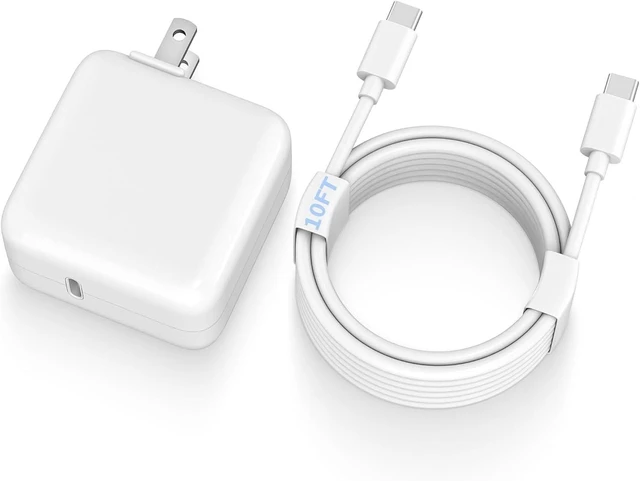 Main image of MacBook Charger 10FT Long USB C to C Cable with 30W USBC PD Power Adapter