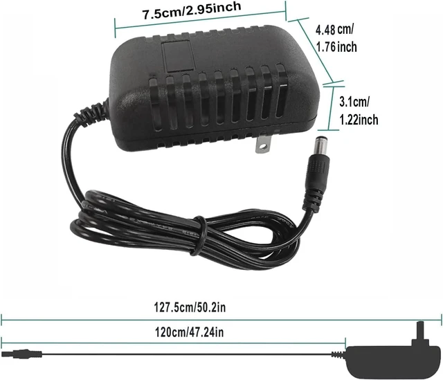 Alt view image 5 of 7 - 12V 1.5A AC Adapter Power Supply 100-240V 50-60Hz AC to DC 12 Volt 1.5A Switching Power Supply AC/DC Converter Transformer 12V 1.5 Amp Power Adapter with 5.5 x 2.5mm Plug