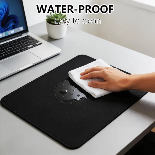 Alt view image 6 of 7 - 3-Pack Mouse Pad 10.2x8.3 Inch Computer & Gaming Mouse Mat with Ultra-Smooth Surface Non-Slip Rubber Base Anti-Fray Stitched Edges Portable & Washable Fits Wired & Wireless Mouse by BESELLER
