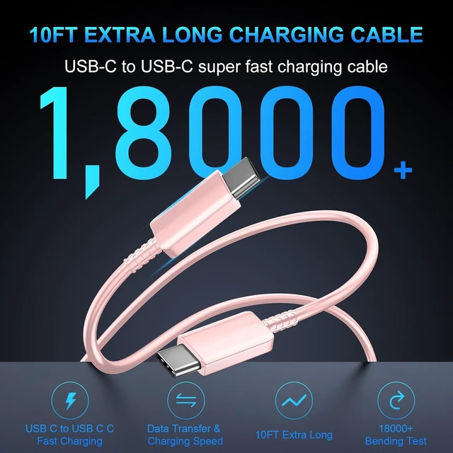 Alt view image 5 of 7 - 60W Super Fast Charger USB C Type C Android Phone Charger Fast Charging