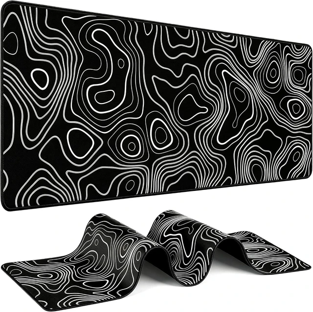 Main image of Mouse Pad Gaming - Desk Mat for Keyboard and Mouse - Large Mouse Pads for Desk Gaming Mousepad with Non-Slip Base Desks Pad (31.5 X 11.8) for Game Office and Home