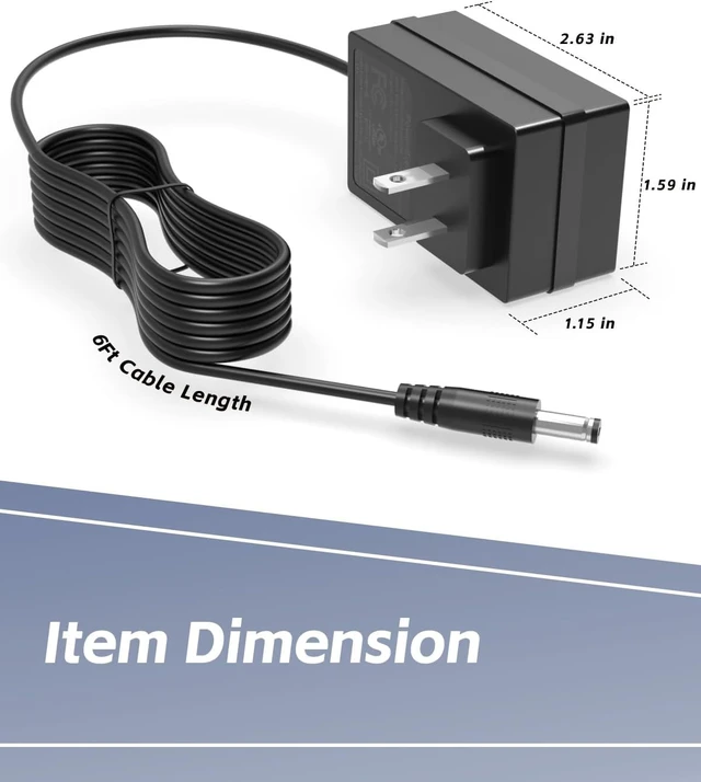 Alt view image 4 of 7 - 15V Charger Replacement for Theragun Mini Prime Massage Gun