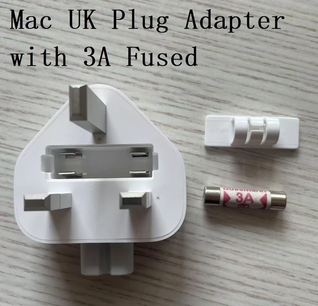 Alt view image 6 of 7 - 3 Prong Mac Duckhead Power Adapter UK Travel Standard Plug Head for MacBook