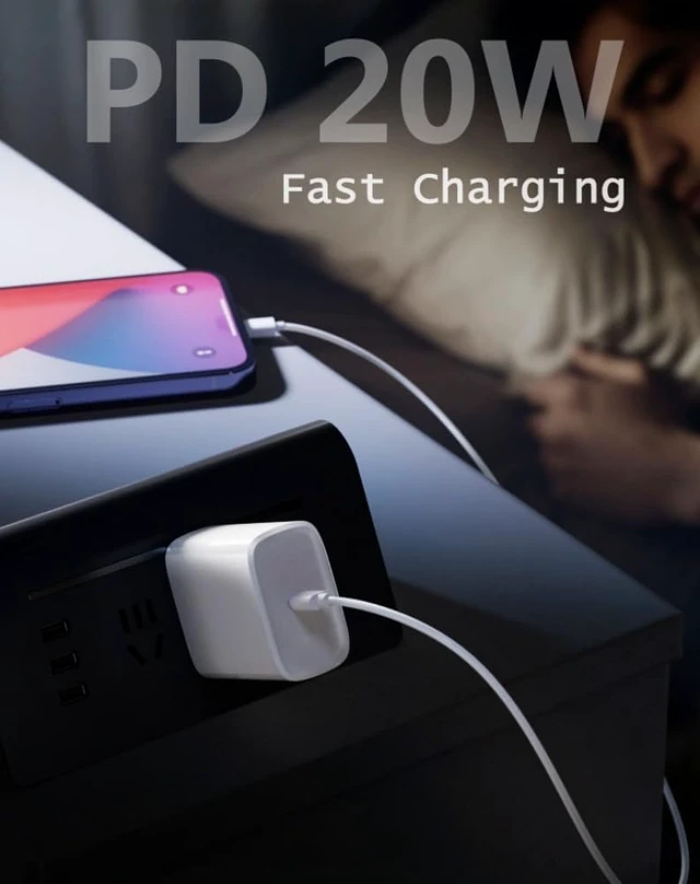 Alt view image 6 of 6 - Charging Block for 2026 MacBook Neo A18 Pro Laptop & New iPad 11 inch A16 iPad Air 11/13 inch M4 iPad Pro 11/13 inch M5 iPad mini A17 Pro 20W USB C Power Adapter Wall Charger