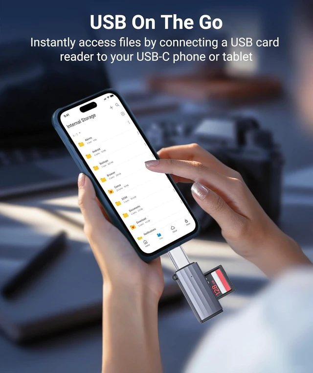 Alt view image 5 of 7 - USB C to USB Adapter Pack of 2 USB 3.0 to Thunderbolt 5/4 Adapter