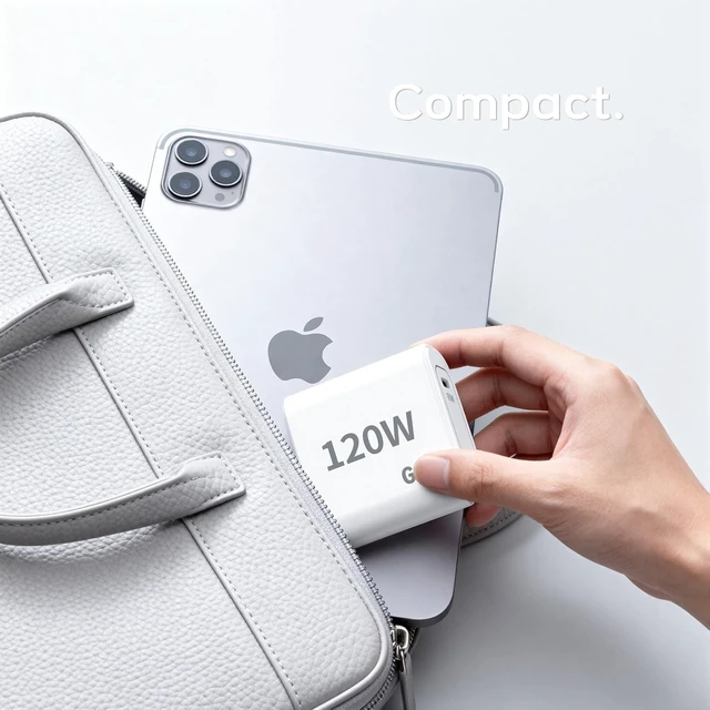 Alt view image 5 of 7 - 120W Fast Charger USB C - 2 Pack 65W PD Dual Port GaN Type C Charging Block