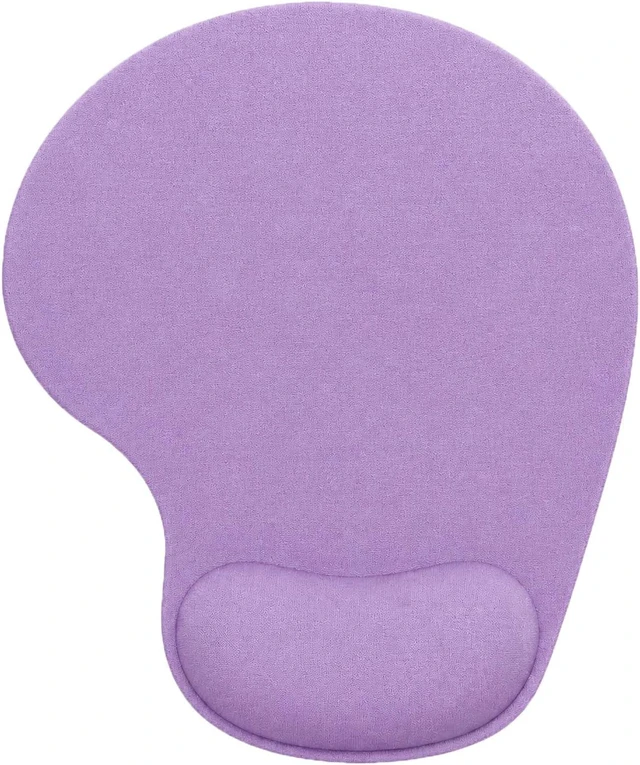 Main image of Mouse Pad with Wrist Support Ergonomic Mouse Pads with Memory Foam Wrist Rest Easy Typing Pain Relief Comfortable Home Office Computer Wrist Support Pads for Working Studying Gaming Purple