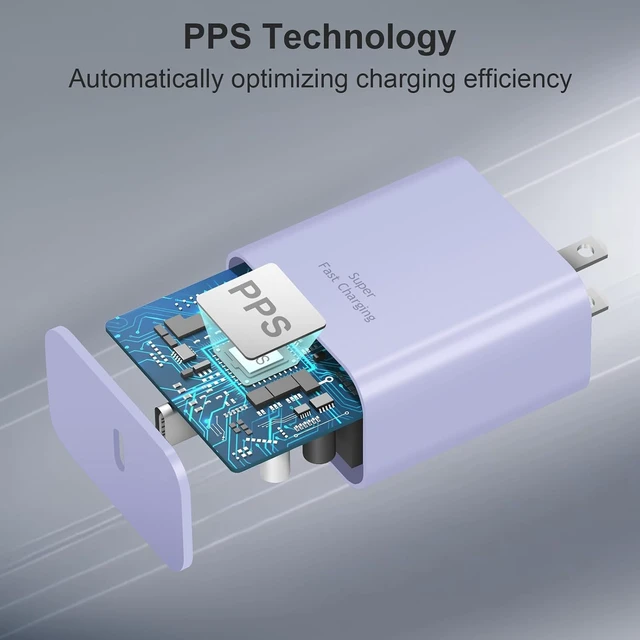 Alt view image 3 of 7 - USB C Charger Type C Charger Fast Charging Long 10FT 45W Charger
