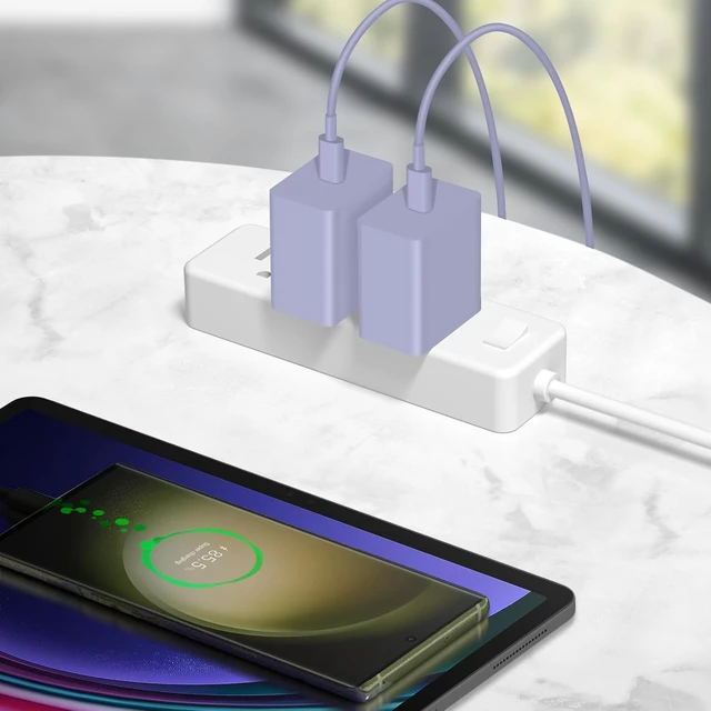 Alt view image 7 of 7 - USB C Charger Type C Charger Fast Charging Long 10FT 45W Charger