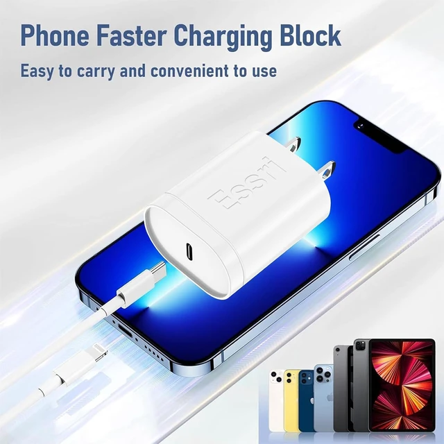 Alt view image 2 of 7 - Phone Charger Fast Charging 6+10 FT for iPhone 14 13 Charger 2-Pack