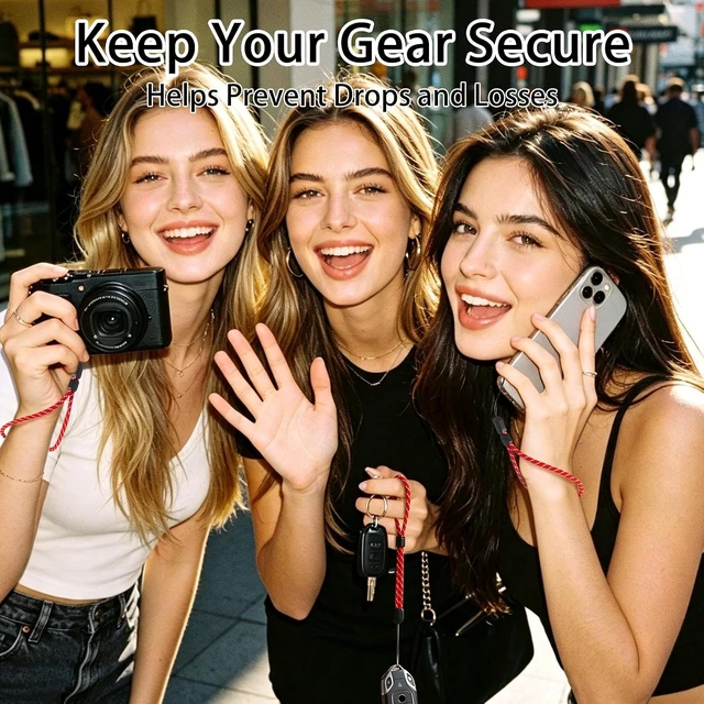 Alt view image 6 of 7 - Adjustable Nylon Wrist Lanyard Strap Universal Hand Strap for Phone Camera GoPro USB