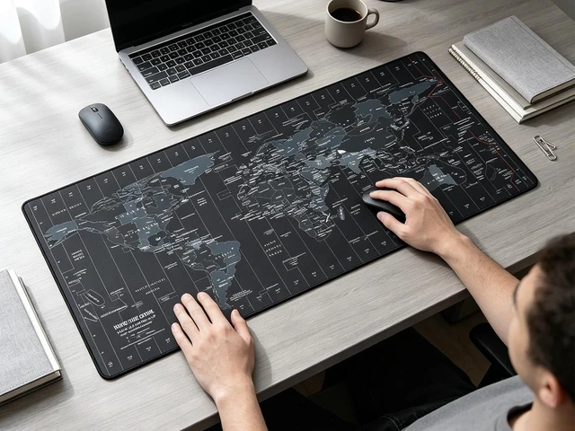 Alt view image 7 of 7 - Large Gaming Mouse Pad Extended XXL Desk Mat 35.4×15.7 Inches Map