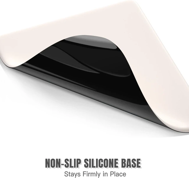 Alt view image 4 of 7 - Small Mouse Pad 7.1 x 8.7 x 0.2 in Thick Computer Mousepad with Anti-Slip Silicone Base Portable & Washable Mini Desk Mats Cute Mouse Mat for for Laptop Wireless Travel Gaming Beige