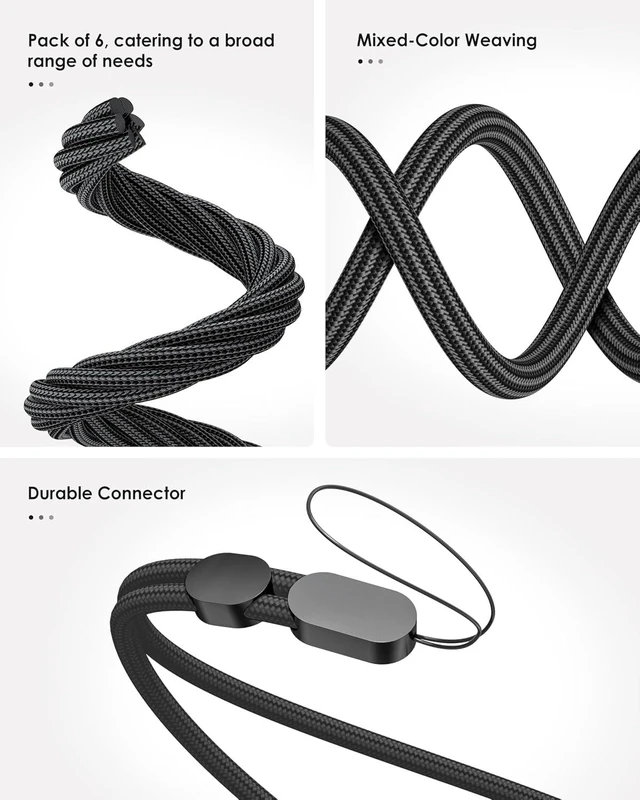 Alt view image 4 of 7 - 6 Pack Cell Phone Camera Wrist Straps Wrist Lanyards