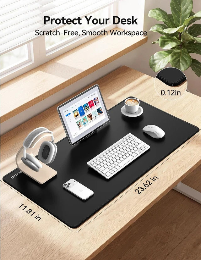 Alt view image 2 of 7 - Large Mouse Pad for Desk 23.6 x 11.8 XL Extended Gaming Desk Mat