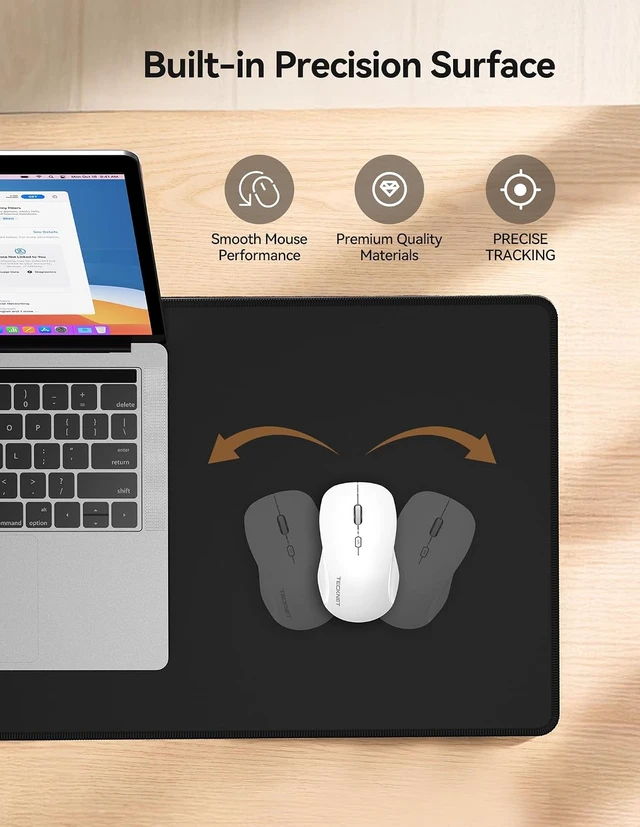 Alt view image 3 of 7 - Large Mouse Pad for Desk 23.6 x 11.8 XL Extended Gaming Desk Mat