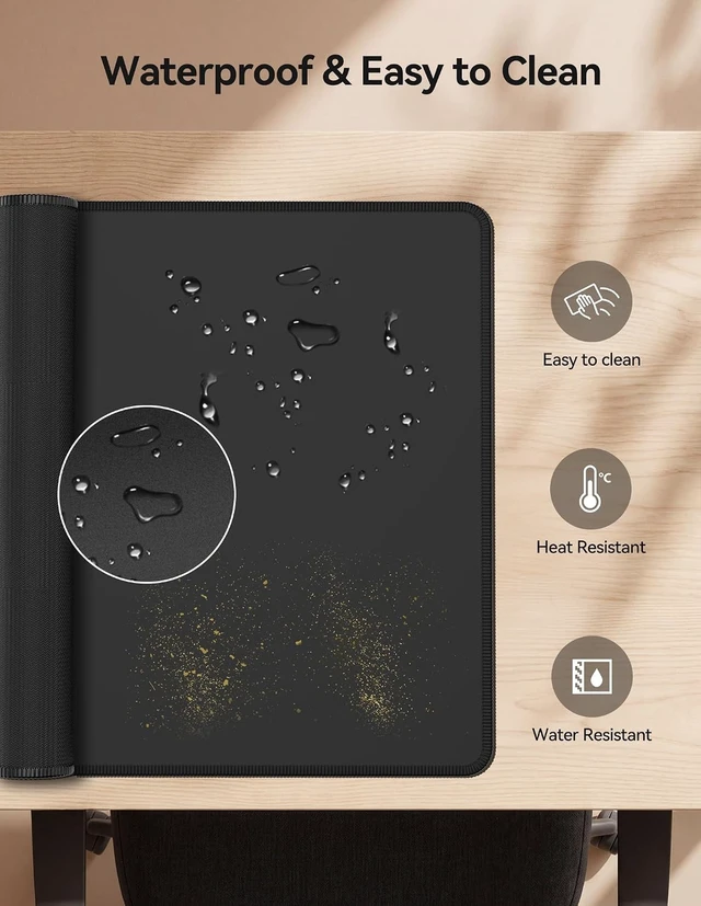 Alt view image 5 of 7 - Large Mouse Pad for Desk 23.6 x 11.8 XL Extended Gaming Desk Mat