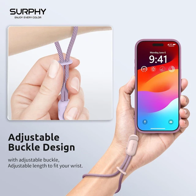 Alt view image 2 of 7 - 2 Pack Phone Lanyard Phone Wrist Strap for Case Camera Wrist Strap