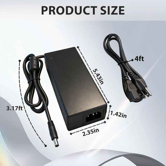 Alt view image 6 of 7 - 24V Power Adapter for Bambu Lab AMS 2 Pro Automatic Material System Compatible with Bambu Lab AMS ADS-96HLA-19-1 24096E Power Supply Cord Charger