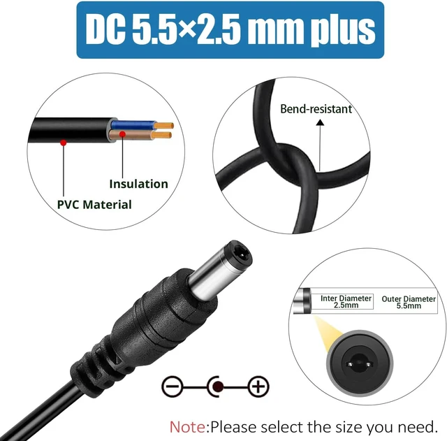 Alt view image 5 of 7 - Sceptre Monitor Power Cord 12V 5A AC Adapter Replacment for Sceptre EC Series 32 30 27 24 22 20 19 15 E248W E225W E205W E275W E209W Monitor Power Supply Cord Charger & More 12V 5V 4A 3A 2A