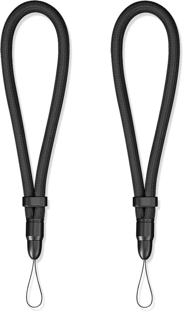 Main image of 2 Pack 7mm Thick Phone Lanyard Wrist Strap 360° Rotatable Heavy Duty Chunky Cord Wristlet for Cell Phone Case Camera
