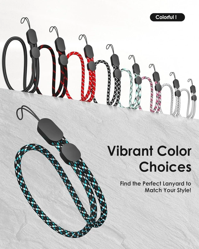 Alt view image 6 of 7 - 6 Pack Cell Phone Camera Wrist Straps Wrist Lanyards