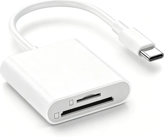 Main image of SD Card Reader for iPhone Duo 18 17 16 15 Support SD/MicroSD Card