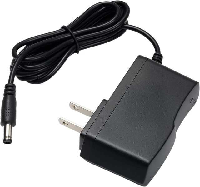Main image of 5V DC Power Supply 2A Wall AC Adapter 100-240V 50-60Hz to DC 5 Volt 2 Amp Power Adapter Cord with 5.5x2.5mm Plug for TV Box LED Strip Lights Speaker Camera Router
