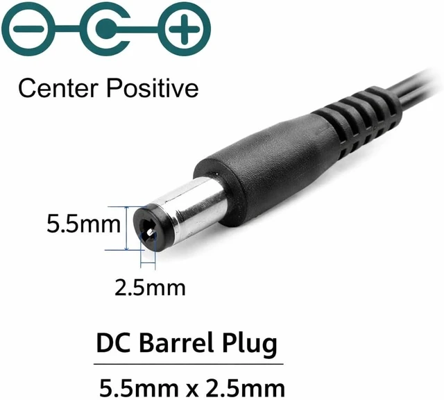 Alt view image 5 of 7 - 5V DC Power Supply 2A Wall AC Adapter 100-240V 50-60Hz to DC 5 Volt 2 Amp Power Adapter Cord with 5.5x2.5mm Plug for TV Box LED Strip Lights Speaker Camera Router