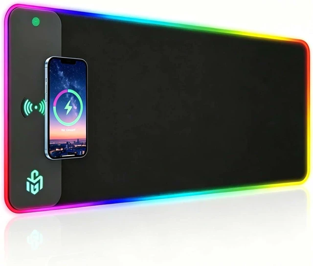 Main image of Mouse Pad Gaming Wireless Charging 800x300x4mm Black