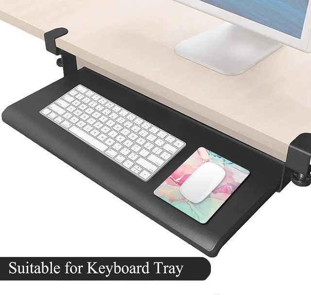 Alt view image 7 of 7 - Small Mouse Pad Mini Mouse Pad 6 X 8 Inch with Non-Slip Rubber Base for Keyboard Tray Laptops Wireless Mouse Home Office Travel Washable & Portable (Pink Green Marble)