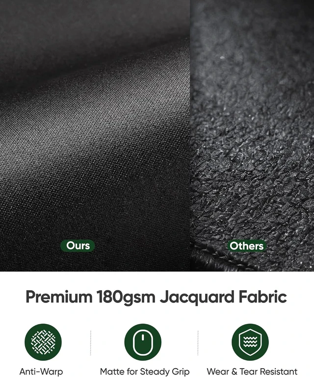 Alt view image 2 of 7 - Non-Slip Extended Mouse Pad Office&Home Desk Mat Stitched Edge