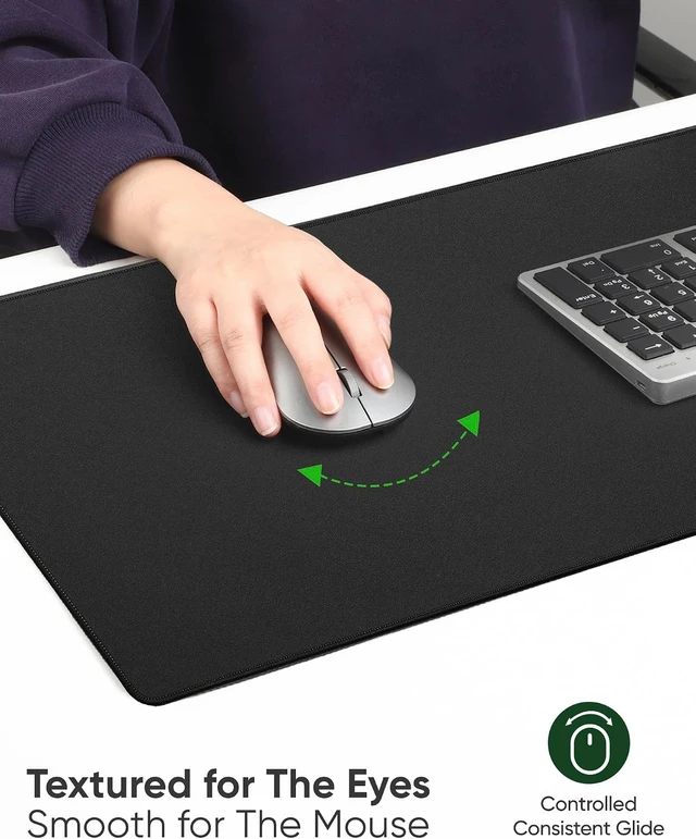 Alt view image 6 of 7 - Non-Slip Extended Mouse Pad Office&Home Desk Mat Stitched Edge