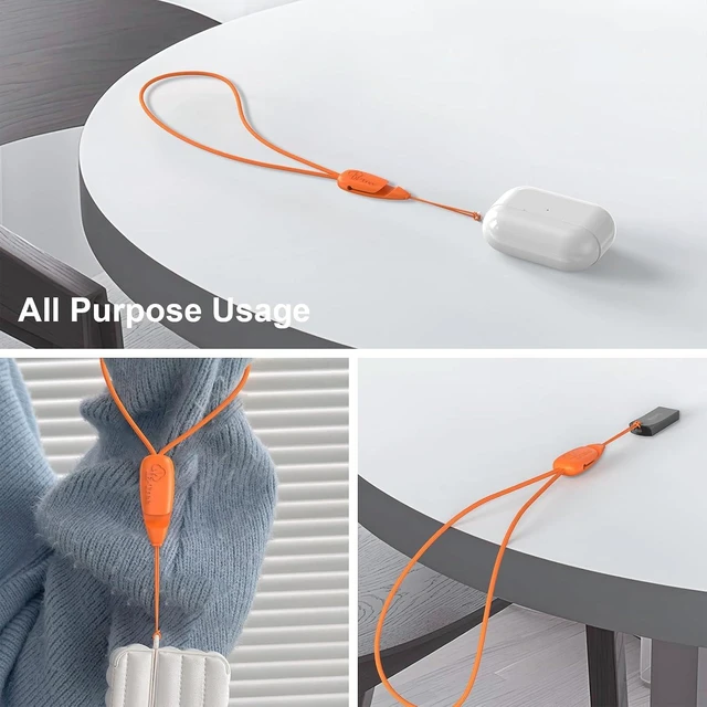 Alt view image 6 of 6 - 2 Pack Multi-Purpose Wrist Lanyard Hand Strap for Cell Phone Case Camera Airpods Keys Keychain Keys USB