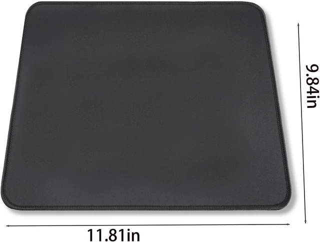 Alt view image 4 of 4 - Non-Slip Rubber Base Mouse Pad 9.84x11.81 in