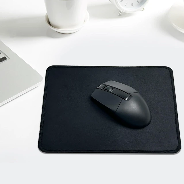 Main image of Mouse Pad Mouse Pad with Anti-Slip Rubber Base Easy Gliding Computer Mouse Mat Spill-Resistant Surface Black