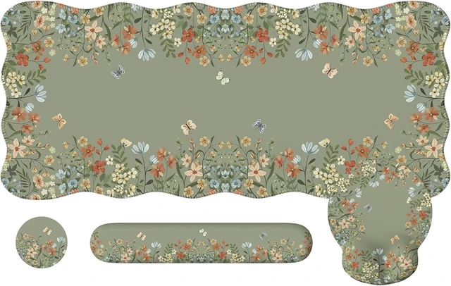 Main image of Keyboard Pad for Workspace Green 35.4x15.7 Desk Protector